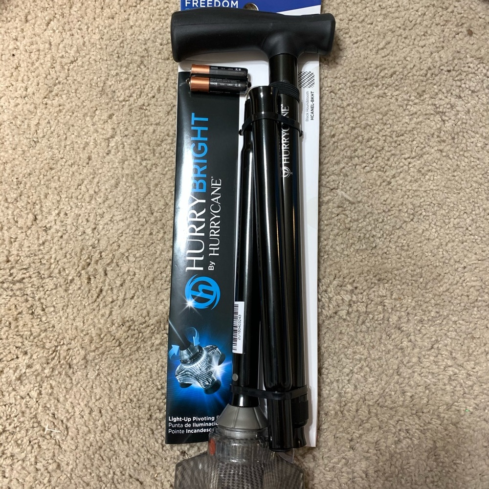 HurryBright Cane by Hurrycane. LED lighted base